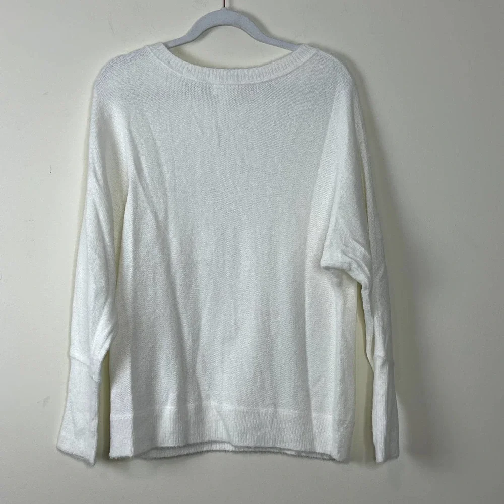 Caslon Ivory Cloud Plush Dolman Sleeve Pullover Sweater NWOT Size Small